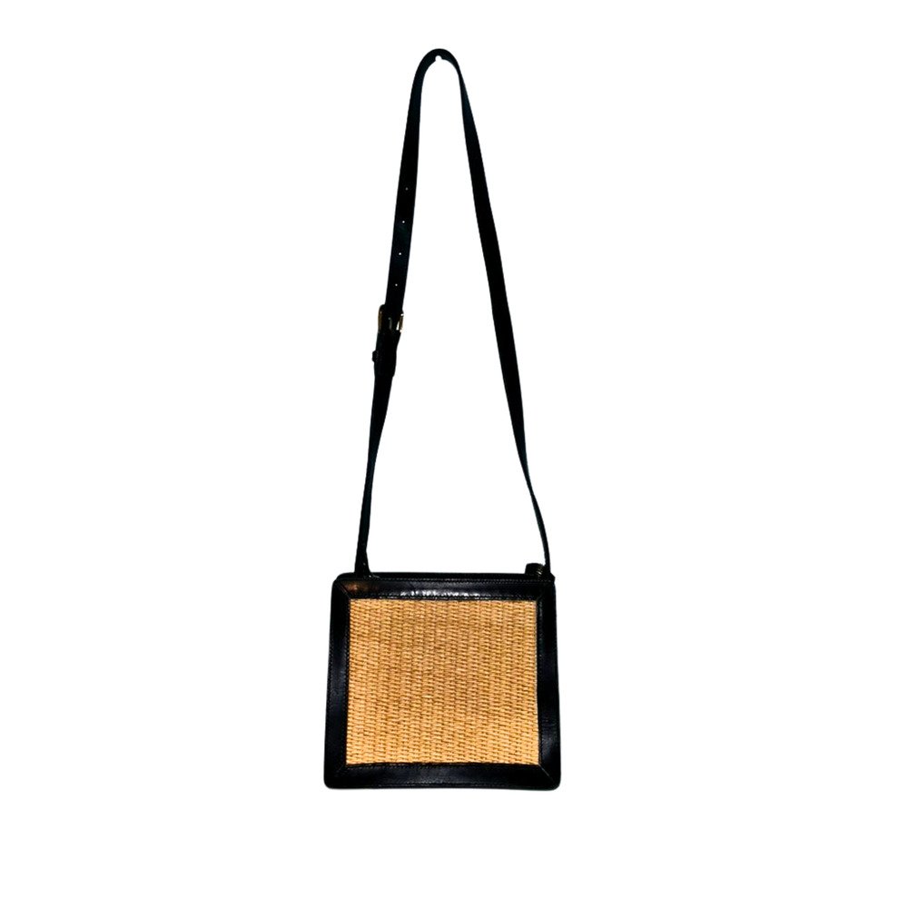 Ralph Lauren Black and Tan Shoulder Bag - Picture 2 of 12